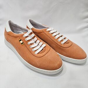 Aprix Noah Suede Leather Lace Up Sneaker Size 42 Men's Peach Athletic Streetwear